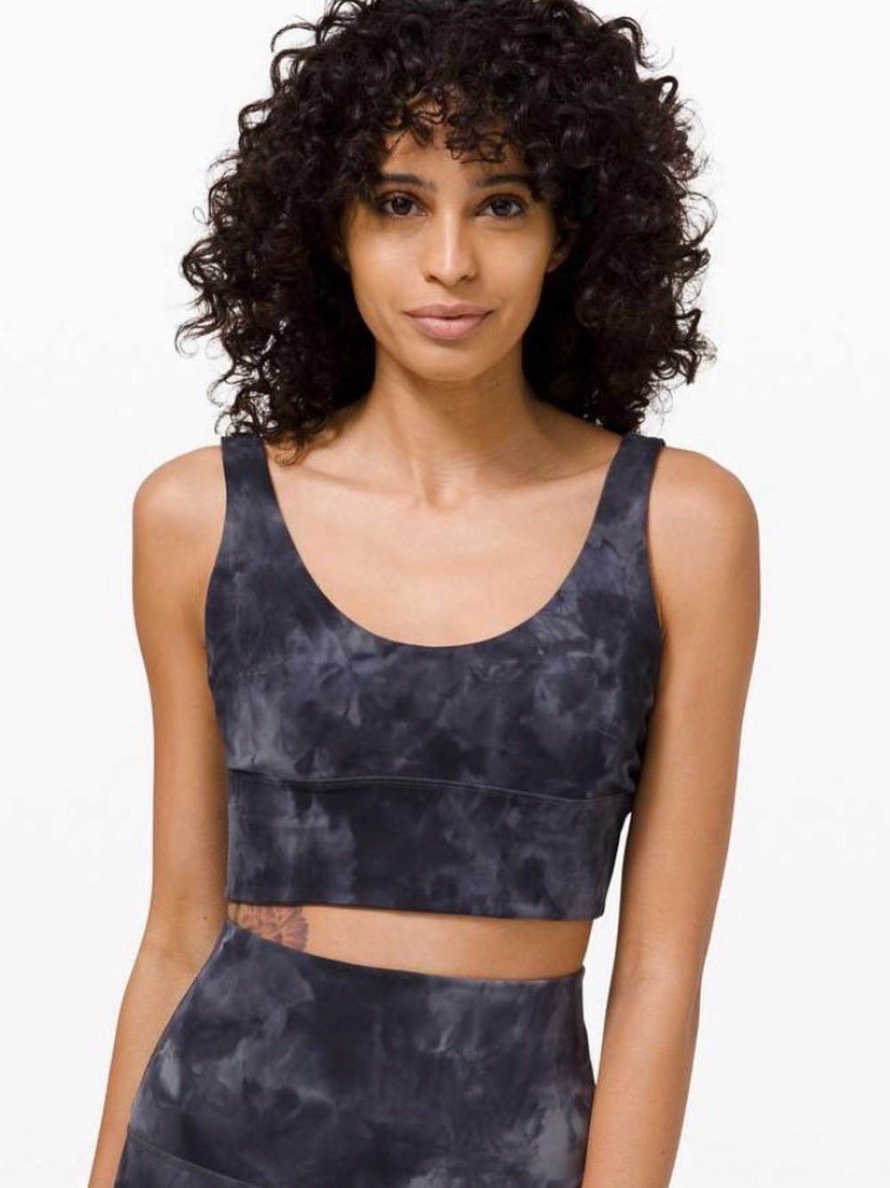 Lululemon align bra diamond dye blue